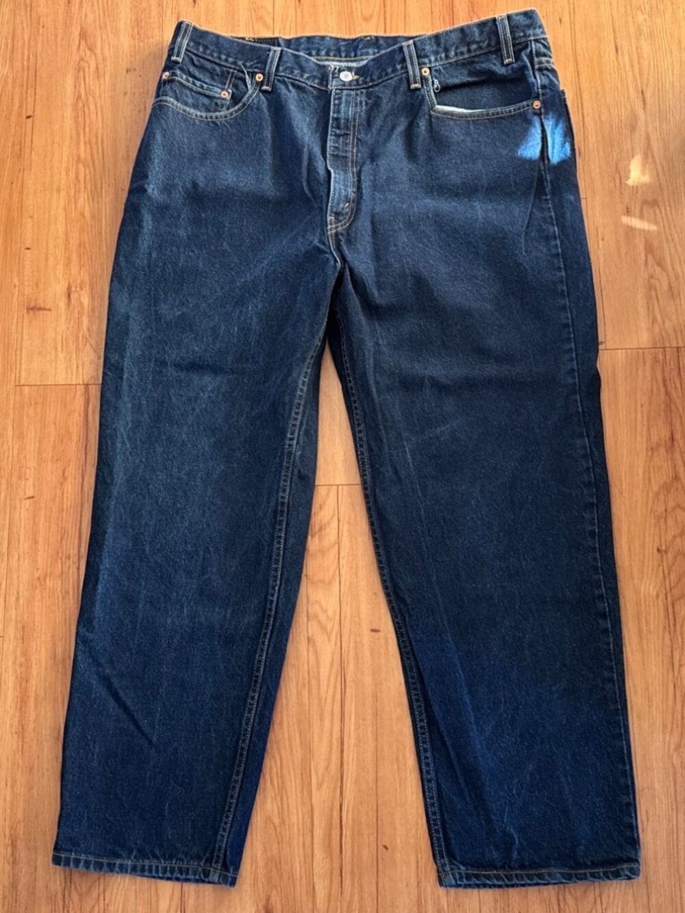 Levis 550 42x30 Dark Wash Relaxed Fit Jeans EUC!